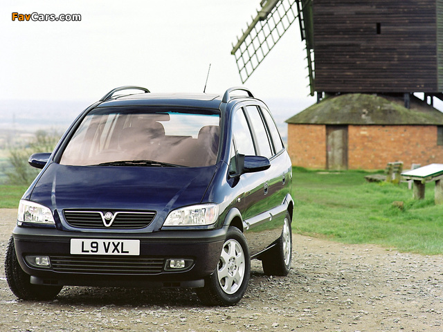 Vauxhall Zafira 1999–2005 images (640 x 480)