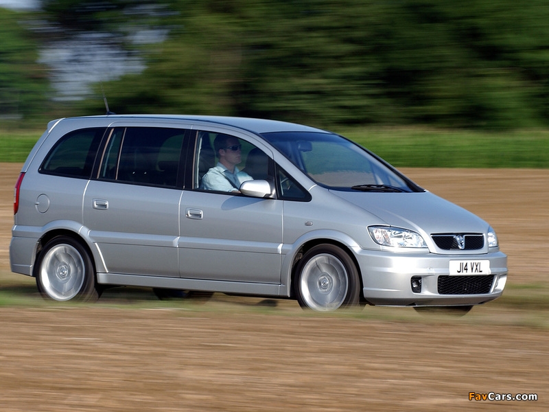 Vauxhall Zafira GSi 2001–05 images (800 x 600)