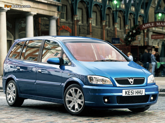 Vauxhall Zafira GSi 2001–05 pictures (640 x 480)