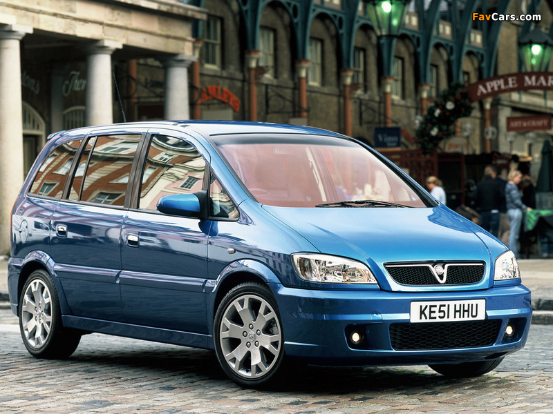 Vauxhall Zafira GSi 2001–05 pictures (800 x 600)