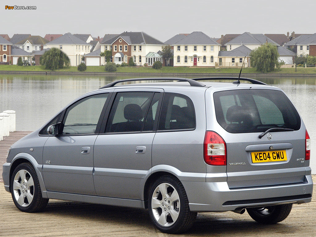 Vauxhall Zafira SRi 2004–05 images (1024 x 768)