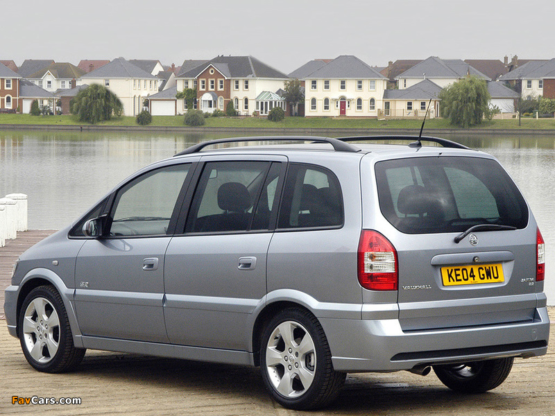 Vauxhall Zafira SRi 2004–05 images (800 x 600)