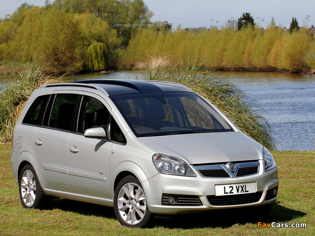 Vauxhall Zafira 2005–08 images (640 x 480)