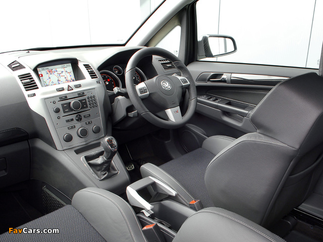 Vauxhall Zafira VXR 2005–10 pictures (640 x 480)
