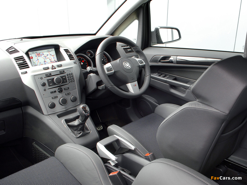 Vauxhall Zafira VXR 2005–10 pictures (800 x 600)