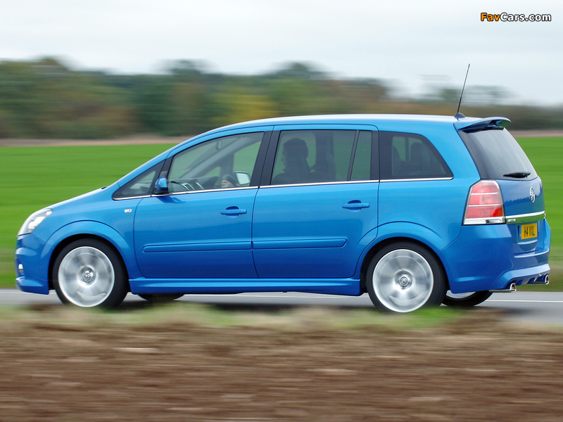 Vauxhall Zafira VXR 2005–10 wallpapers (800 x 600)