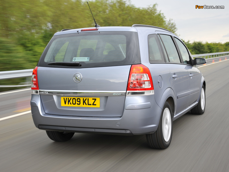 Vauxhall Zafira ecoFLEX 2008 photos (800 x 600)