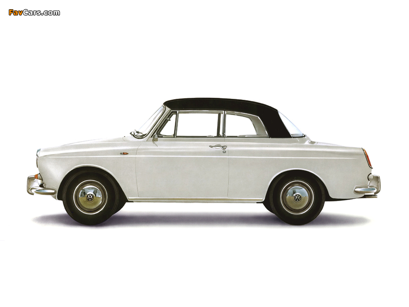 Volkswagen 1500 Notchback Cabriolet (Type3) 1961 pictures (800 x 600)