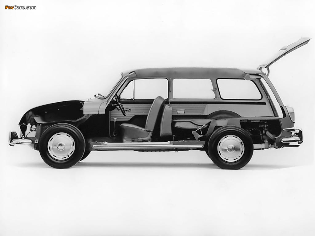 Volkswagen 1500 Variant (Type3) 1961–65 wallpapers (1024 x 768)