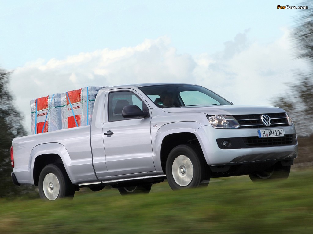 Photos of Volkswagen Amarok Single Cab Comfortline 2010 (1024 x 768)