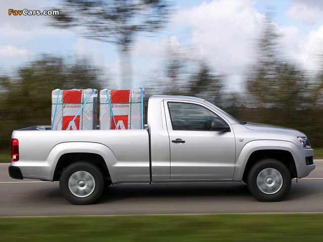 Pictures of Volkswagen Amarok Single Cab Comfortline 2010 (640 x 480)