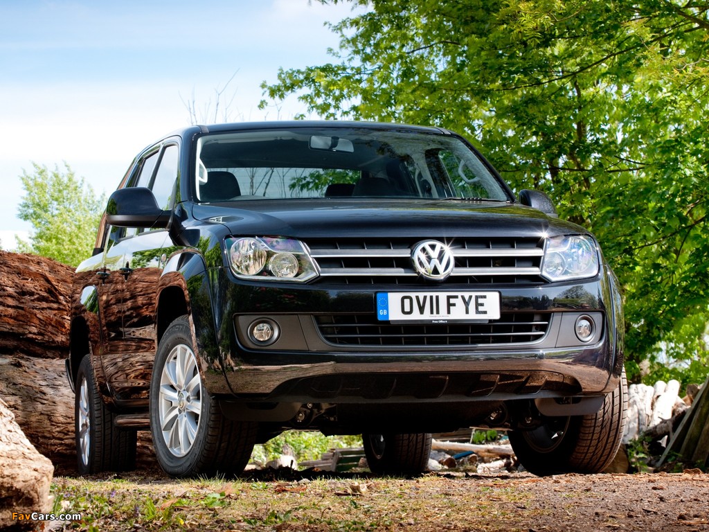 Volkswagen Amarok Double Cab Trendline UK-spec 2010 photos (1024 x 768)