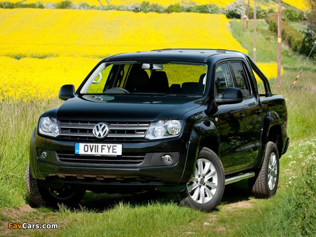Volkswagen Amarok Double Cab Trendline UK-spec 2010 pictures (640 x 480)