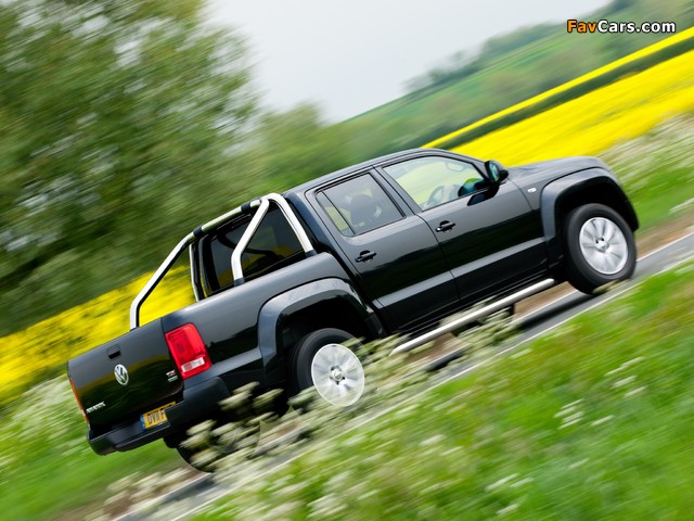 Volkswagen Amarok Double Cab Trendline UK-spec 2010 wallpapers (640 x 480)