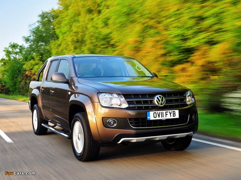 Volkswagen Amarok Double Cab Highline UK-spec 2010 wallpapers (800 x 600)