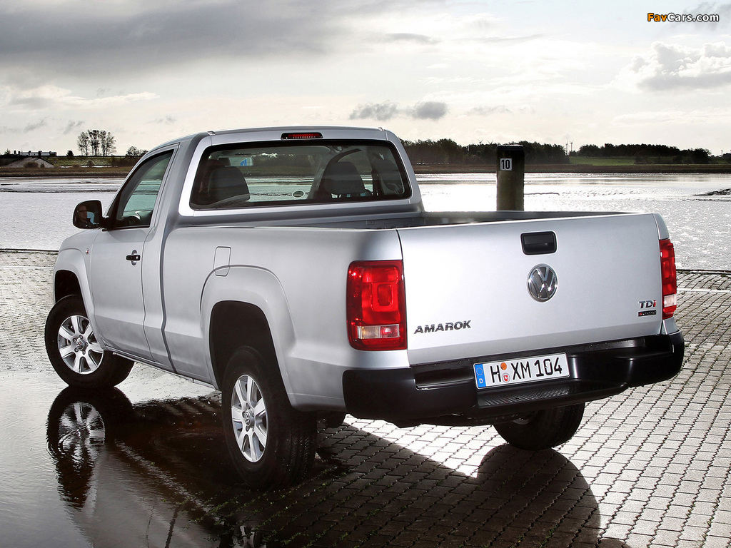 Volkswagen Amarok Single Cab Comfortline 2010 wallpapers (1024 x 768)