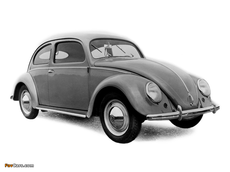 Images of Volkswagen Käfer 1100 (Typ 11) 1949–53 (800 x 600)