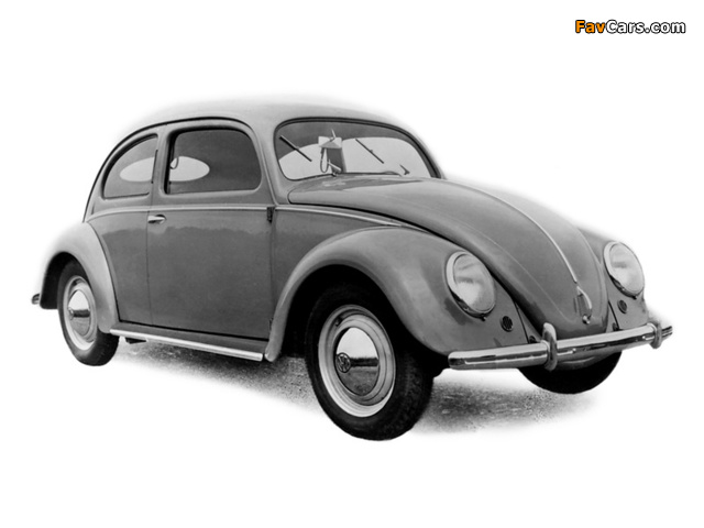 Images of Volkswagen Käfer 1100 (Typ 11) 1949–53 (640 x 480)