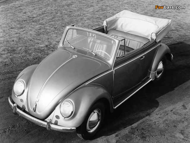 Images of Volkswagen Käfer 1200 Cabriolet 1954–65 (640 x 480)