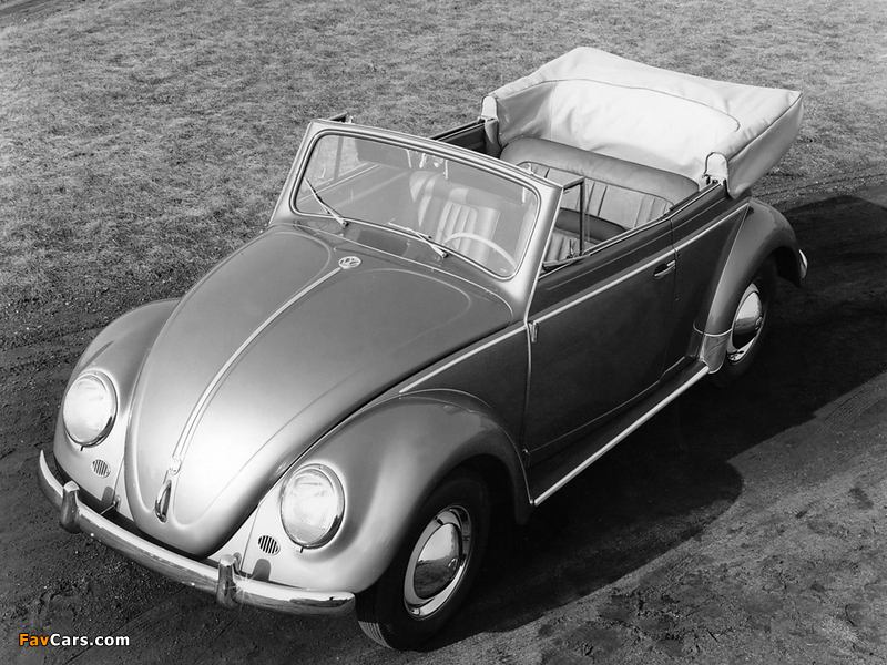 Images of Volkswagen Käfer 1200 Cabriolet 1954–65 (800 x 600)