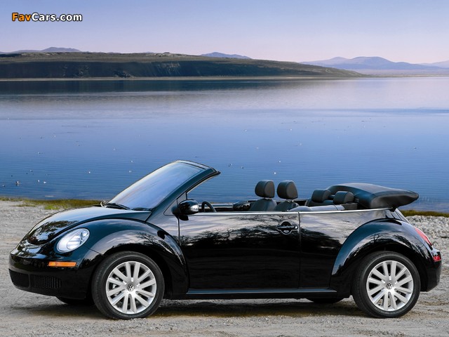 Images of Volkswagen New Beetle Convertible 2006–10 (640 x 480)