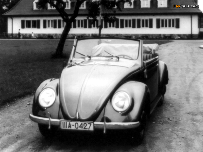 Photos of Volkswagen Käfer Cabriolet 1939 (800 x 600)