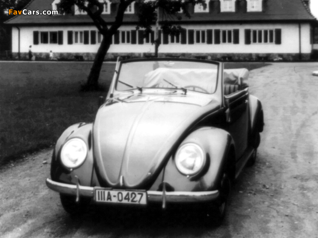 Photos of Volkswagen Käfer Cabriolet 1939 (640 x 480)