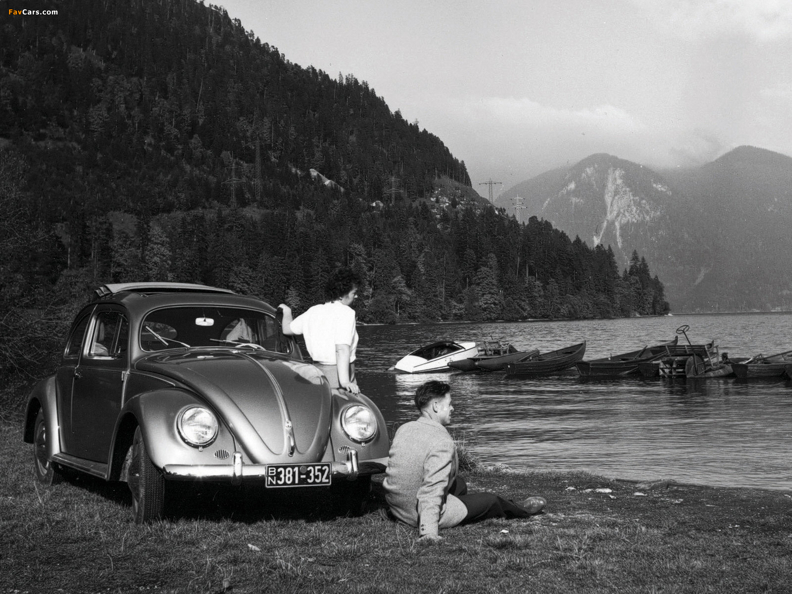 Photos of Volkswagen Käfer 1100 (Typ 11) 1949–53 (1600 x 1200)