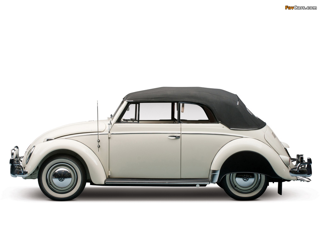 Photos of Volkswagen Beetle Convertible US-spec 1959 (1024 x 768)