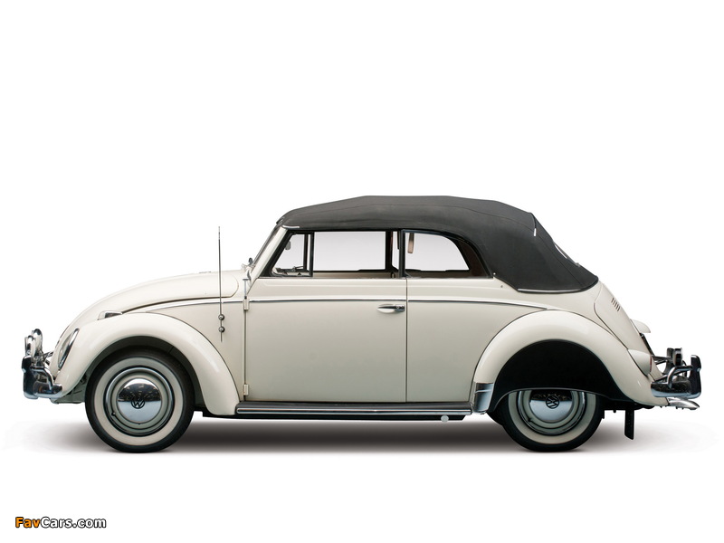 Photos of Volkswagen Beetle Convertible US-spec 1959 (800 x 600)