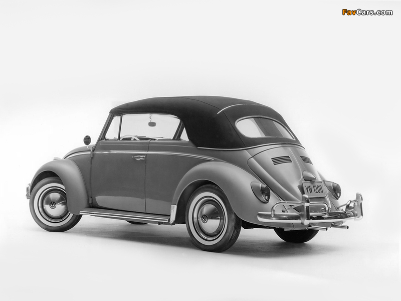 Photos of Volkswagen Beetle Convertible (Type 1) 1962–68 (800 x 600)