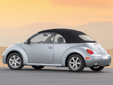 Photos of Volkswagen New Beetle Convertible 2000–05