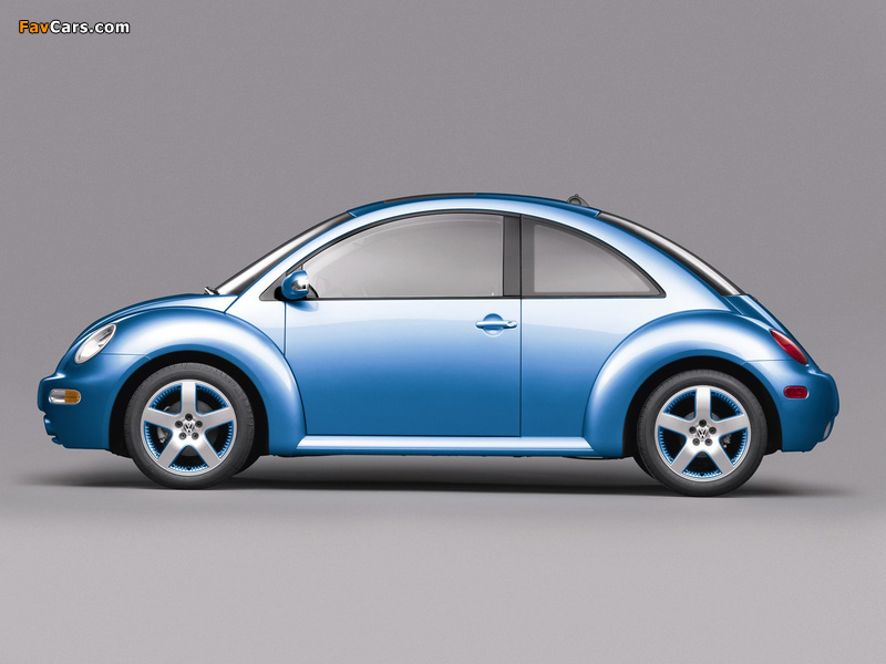 Photos of Volkswagen New Beetle Satellite Blue 2004 (800 x 600)