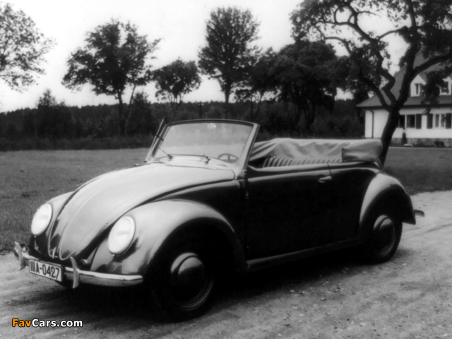 Pictures of Volkswagen Käfer Cabriolet 1939 (640 x 480)