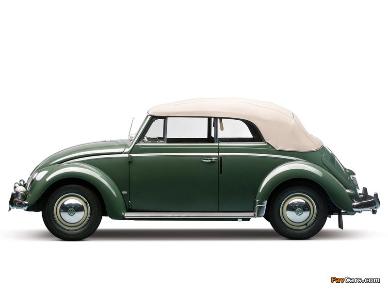 Pictures of Volkswagen Beetle Convertible 1953–57 (800 x 600)