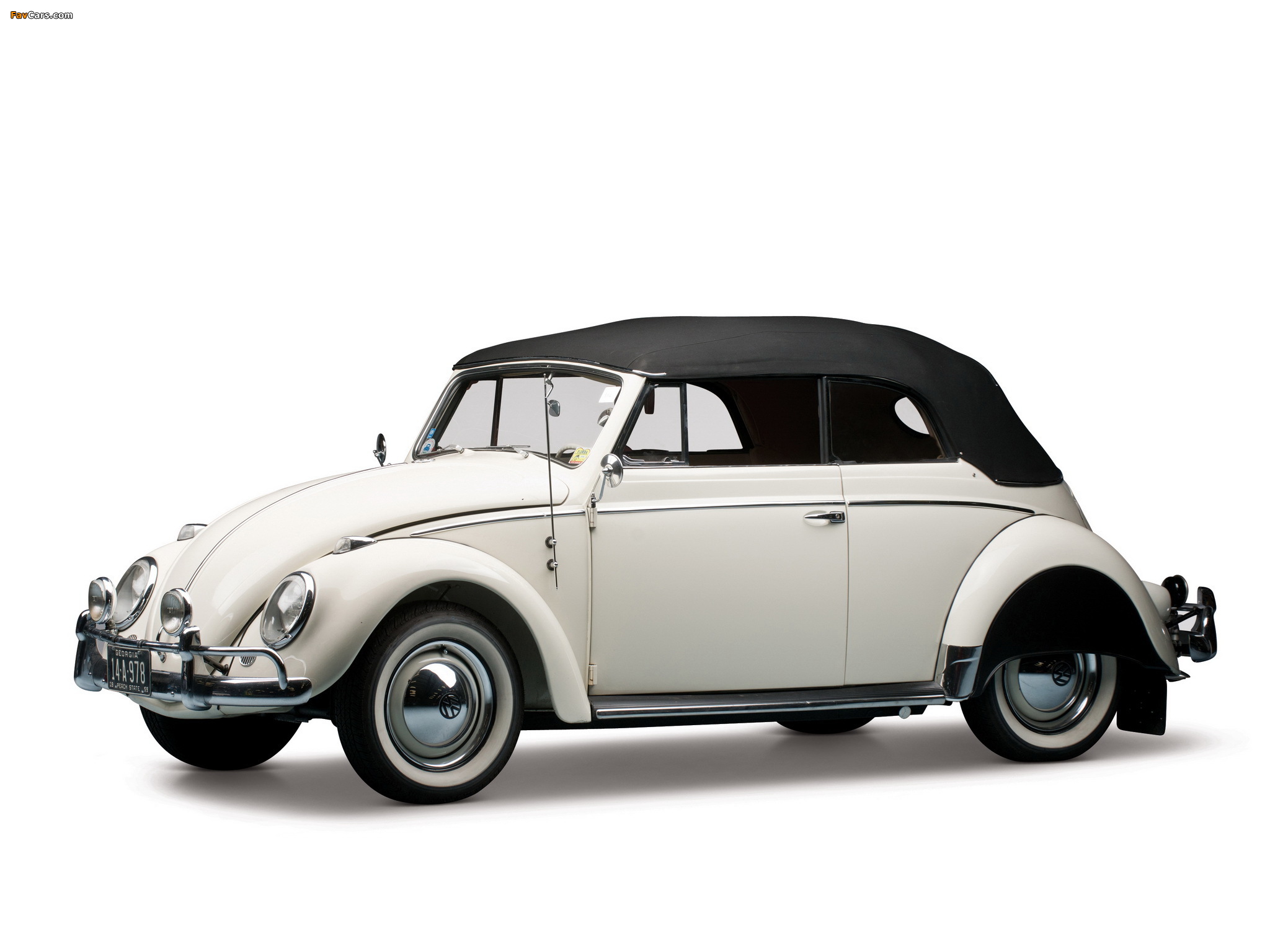 Pictures of Volkswagen Beetle Convertible US-spec 1959 (2048 x 1536)