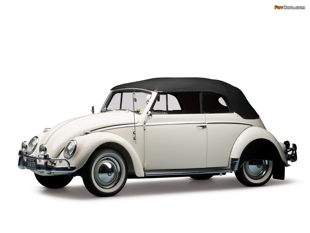 Pictures of Volkswagen Beetle Convertible US-spec 1959 (1024 x 768)