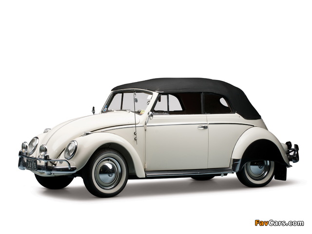 Pictures of Volkswagen Beetle Convertible US-spec 1959 (640 x 480)