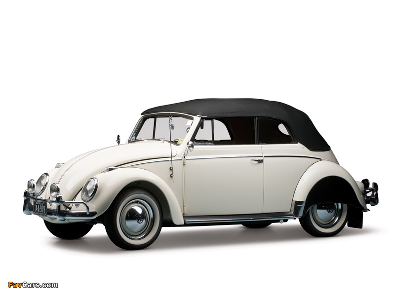 Pictures of Volkswagen Beetle Convertible US-spec 1959 (800 x 600)