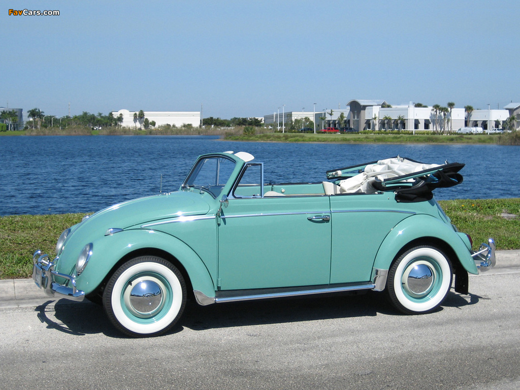 Pictures of Volkswagen Beetle Convertible (Type 1) 1962–68 (1024 x 768)