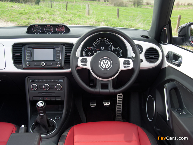 Pictures of Volkswagen Beetle Cabrio 60s Edition UK-spec 2013 (640 x 480)