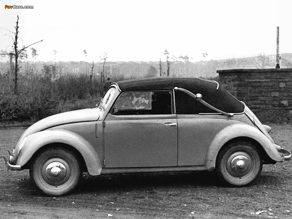 Volkswagen Käfer Cabriolet Landau Prototype 1946 images (1024 x 768)