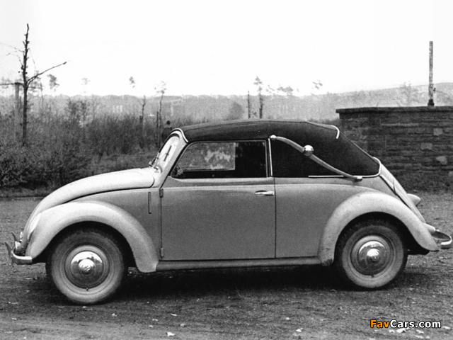 Volkswagen Käfer Cabriolet Landau Prototype 1946 images (640 x 480)