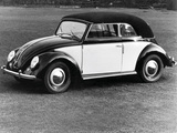 Volkswagen Käfer Karmann Cabriolet (Typ 15) 1949–53 pictures