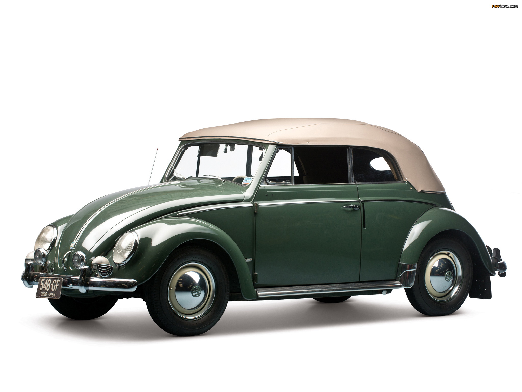 Volkswagen Beetle Convertible 1953–57 pictures (2048 x 1536)