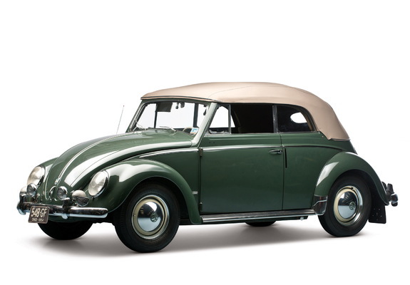 Volkswagen Beetle Convertible 1953–57 pictures