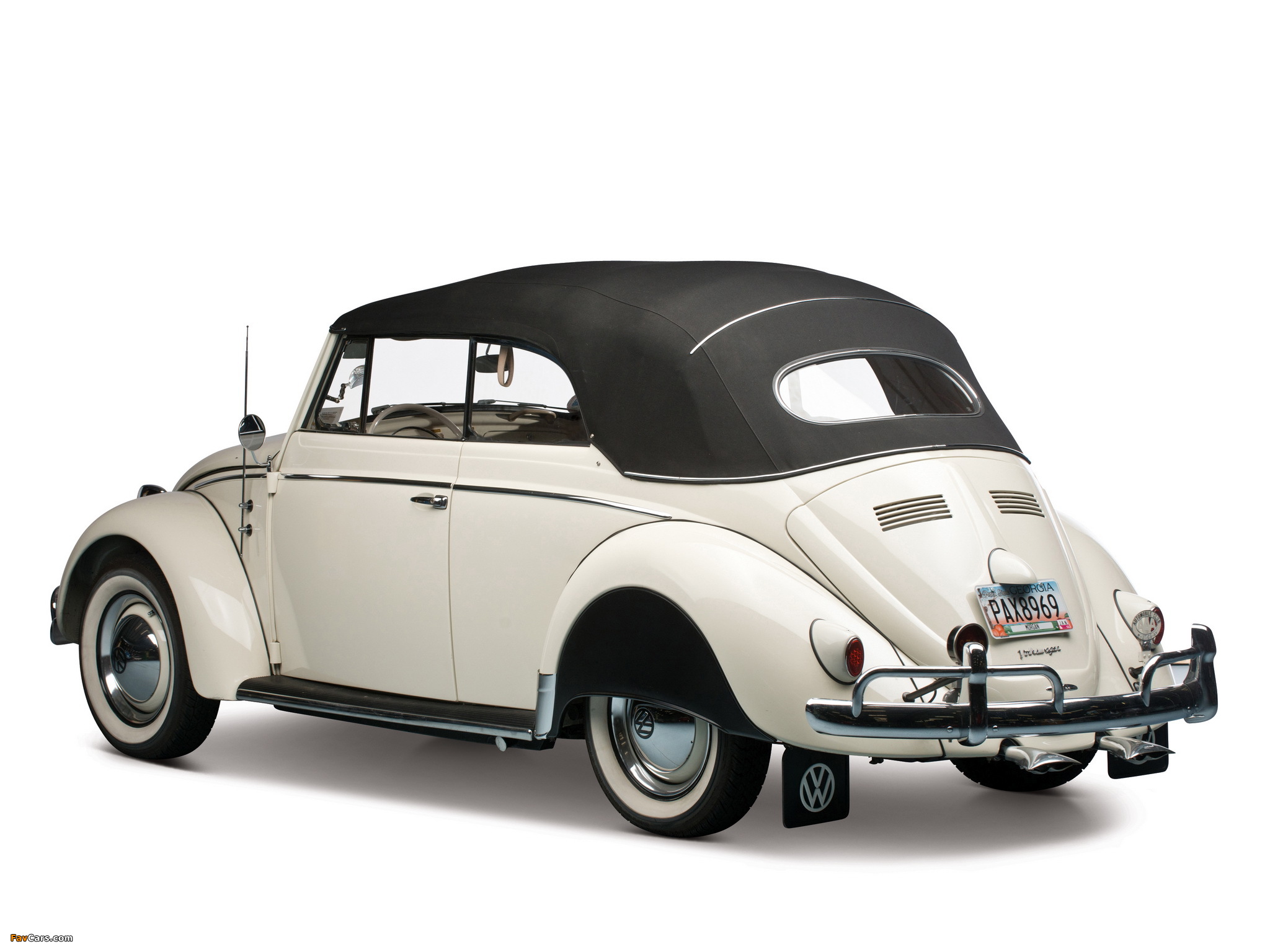 Volkswagen Beetle Convertible US-spec 1959 wallpapers (2048 x 1536)