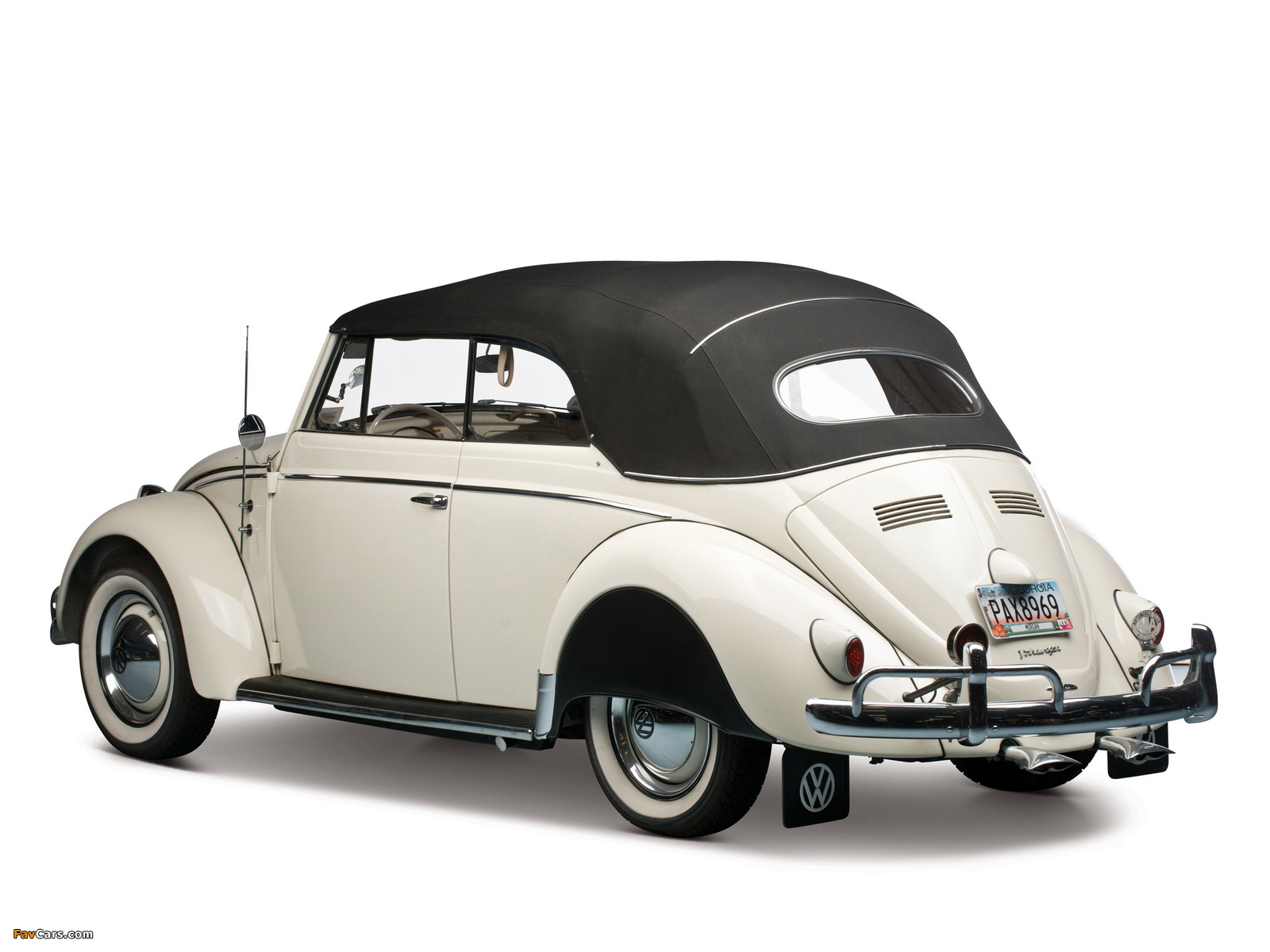 Volkswagen Beetle Convertible US-spec 1959 wallpapers (1600 x 1200)