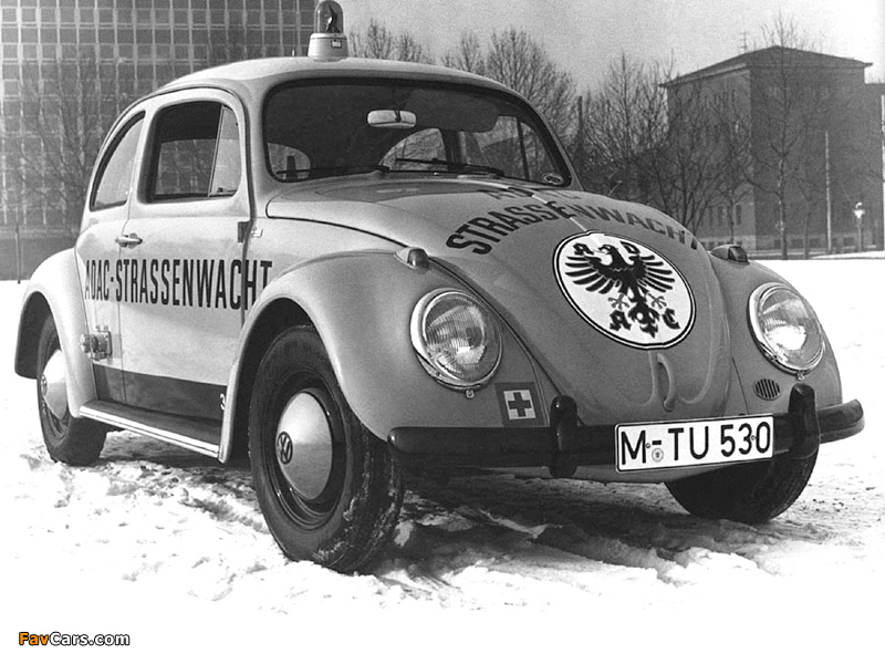 Volkswagen Käfer Strassenwacht 1963 photos (800 x 600)