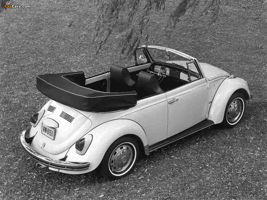 Volkswagen Beetle Convertible 1968–72 images (1024 x 768)